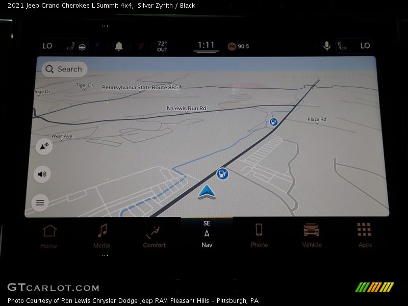 Silver Zynith / Black 2021 Jeep Grand Cherokee L Summit 4x4