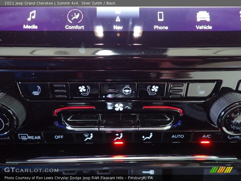 Silver Zynith / Black 2021 Jeep Grand Cherokee L Summit 4x4