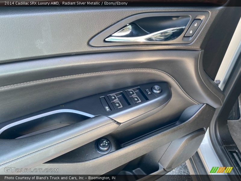 Radiant Silver Metallic / Ebony/Ebony 2014 Cadillac SRX Luxury AWD