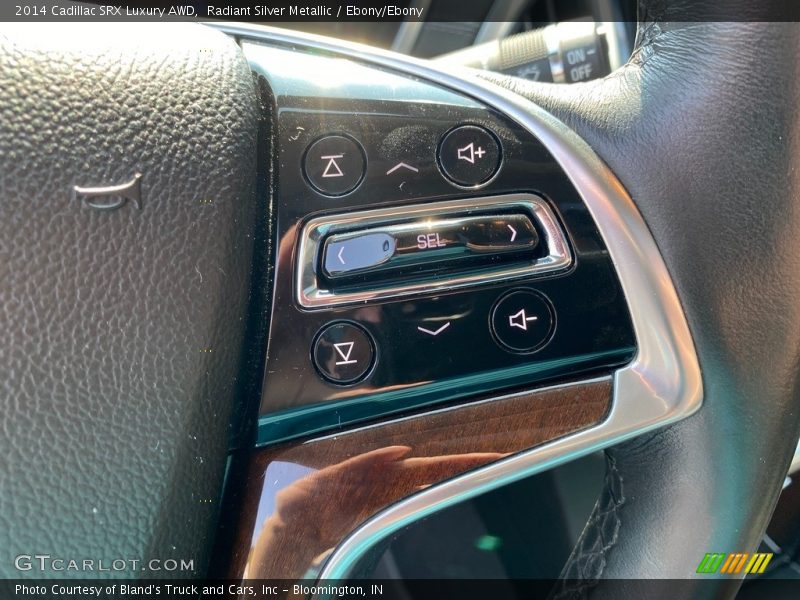 Radiant Silver Metallic / Ebony/Ebony 2014 Cadillac SRX Luxury AWD