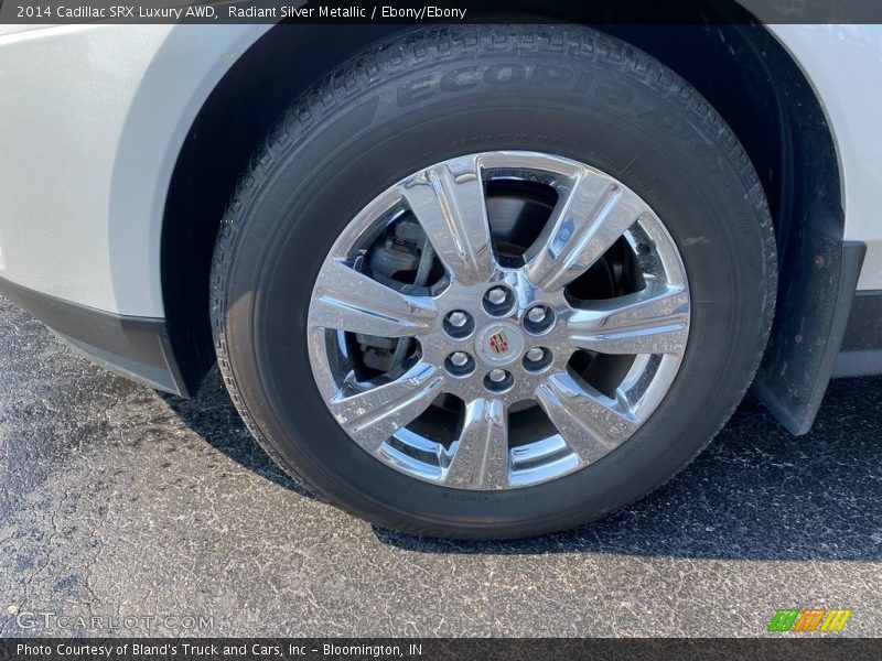 Radiant Silver Metallic / Ebony/Ebony 2014 Cadillac SRX Luxury AWD