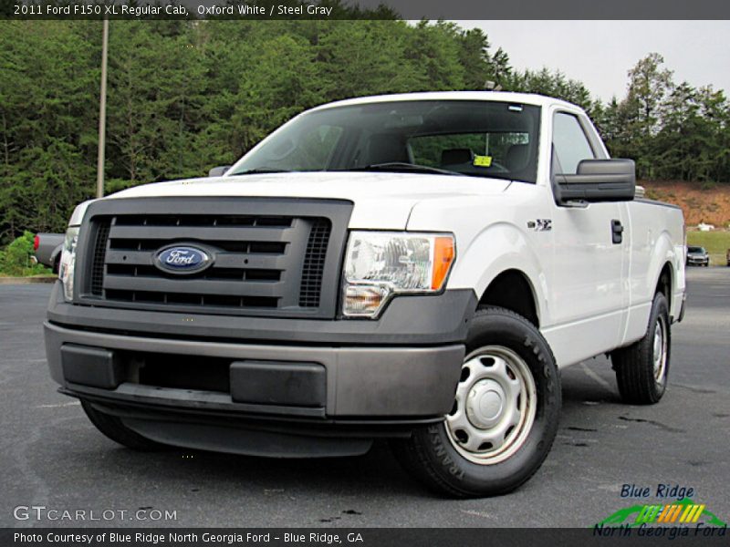 Oxford White / Steel Gray 2011 Ford F150 XL Regular Cab