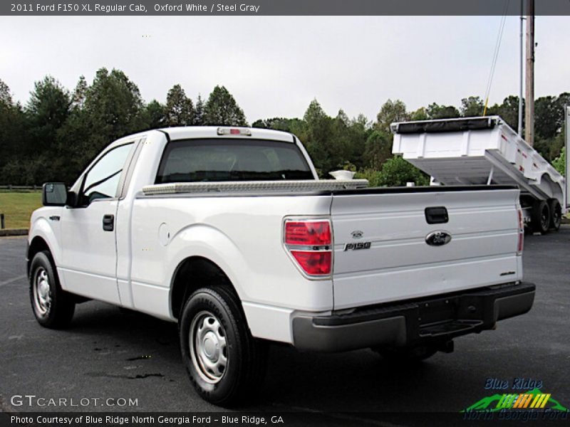 Oxford White / Steel Gray 2011 Ford F150 XL Regular Cab