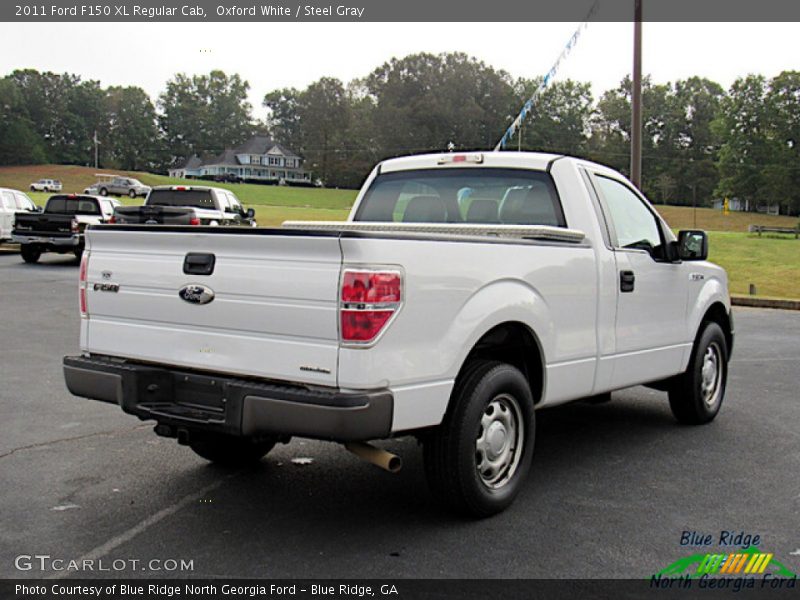 Oxford White / Steel Gray 2011 Ford F150 XL Regular Cab