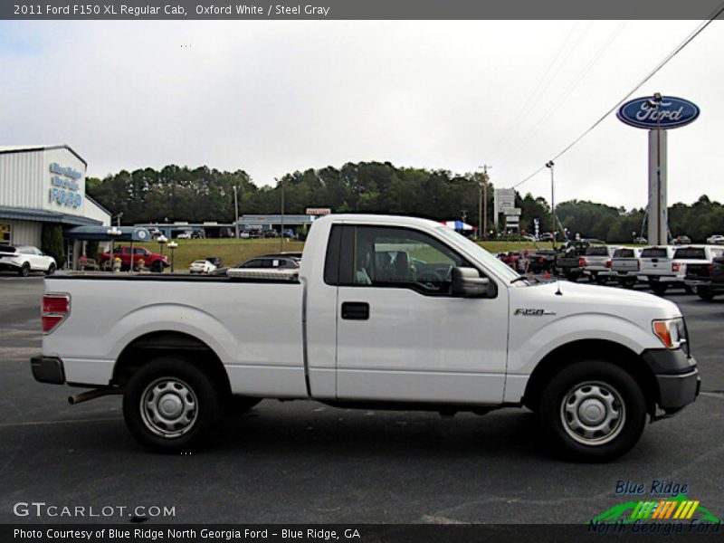 Oxford White / Steel Gray 2011 Ford F150 XL Regular Cab