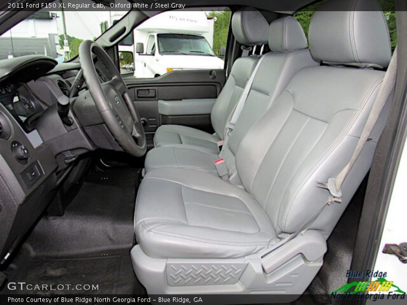 Oxford White / Steel Gray 2011 Ford F150 XL Regular Cab