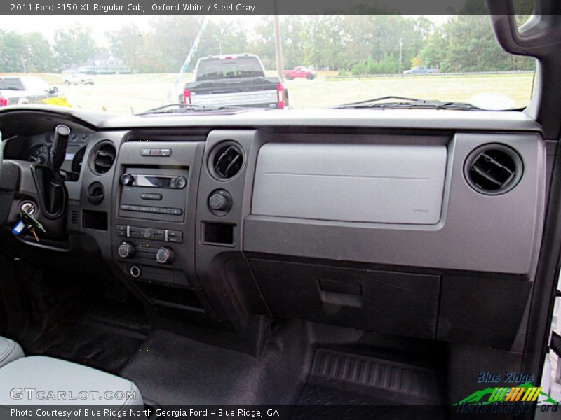 Oxford White / Steel Gray 2011 Ford F150 XL Regular Cab