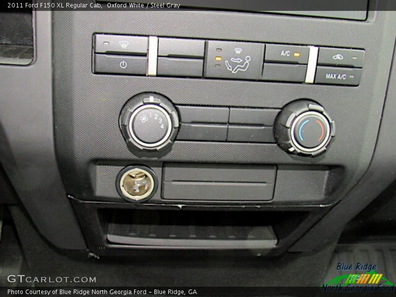 Oxford White / Steel Gray 2011 Ford F150 XL Regular Cab