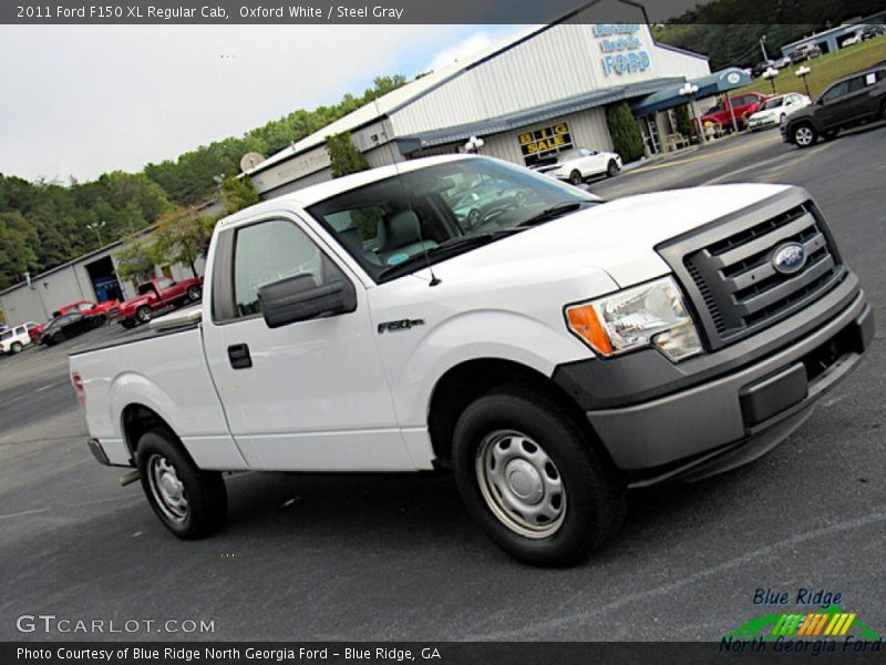 Oxford White / Steel Gray 2011 Ford F150 XL Regular Cab