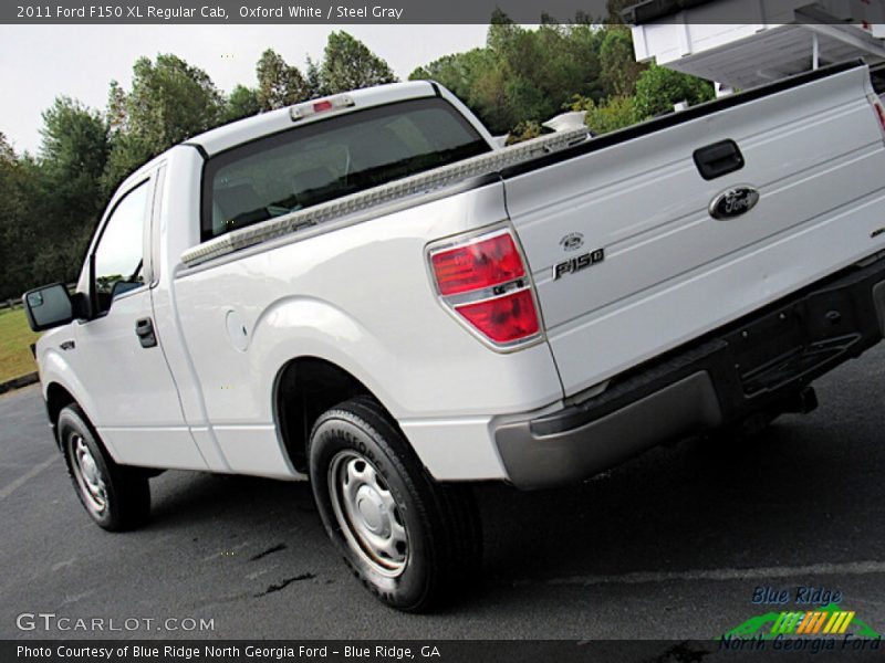 Oxford White / Steel Gray 2011 Ford F150 XL Regular Cab