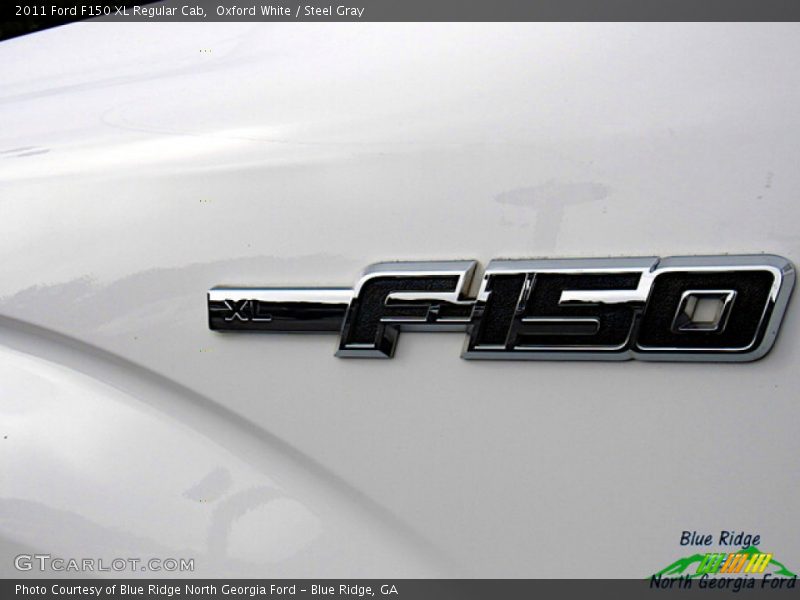 Oxford White / Steel Gray 2011 Ford F150 XL Regular Cab