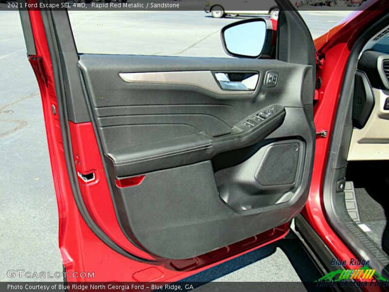 Rapid Red Metallic / Sandstone 2021 Ford Escape SEL 4WD