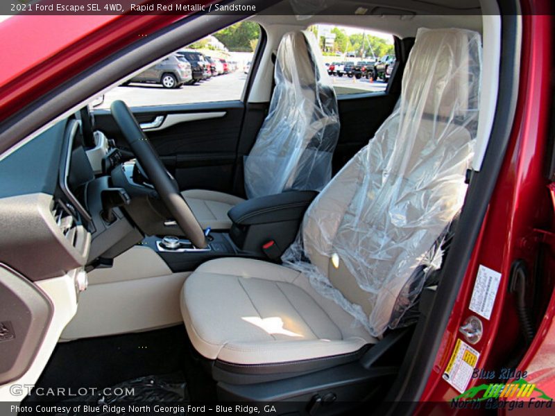 Rapid Red Metallic / Sandstone 2021 Ford Escape SEL 4WD