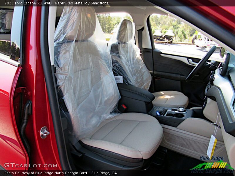 Rapid Red Metallic / Sandstone 2021 Ford Escape SEL 4WD