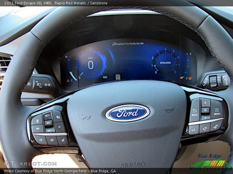 Rapid Red Metallic / Sandstone 2021 Ford Escape SEL 4WD