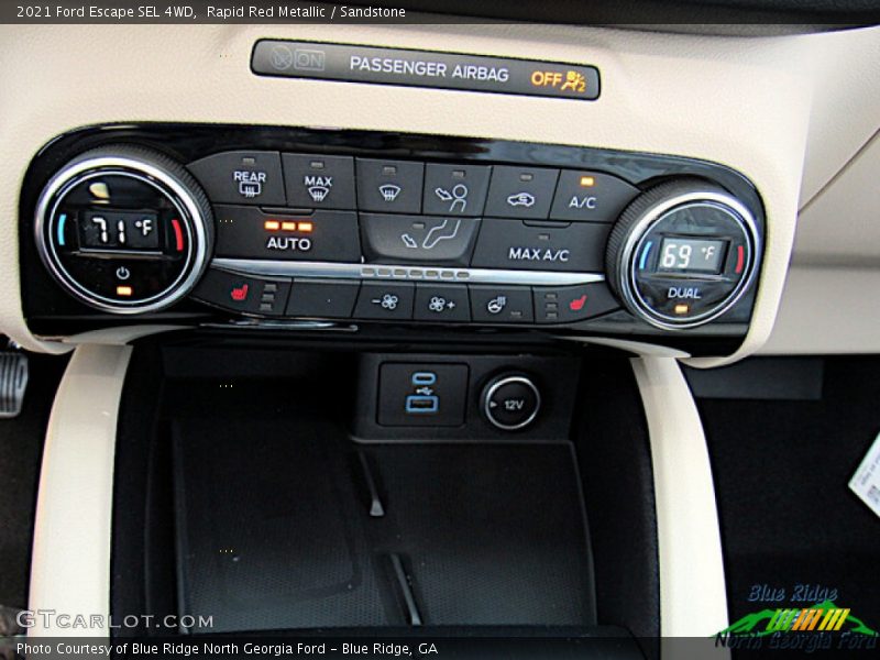 Rapid Red Metallic / Sandstone 2021 Ford Escape SEL 4WD