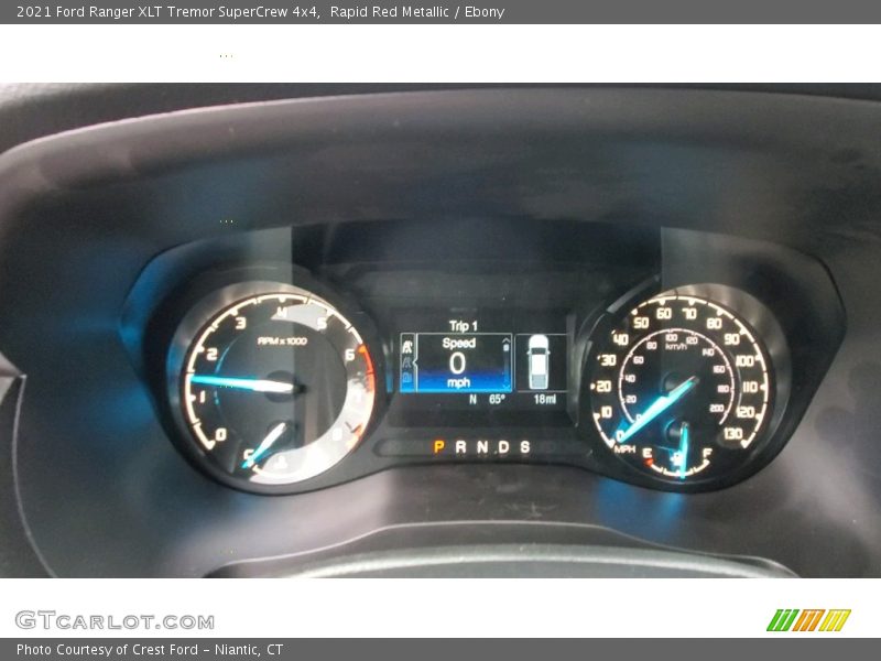  2021 Ranger XLT Tremor SuperCrew 4x4 XLT Tremor SuperCrew 4x4 Gauges
