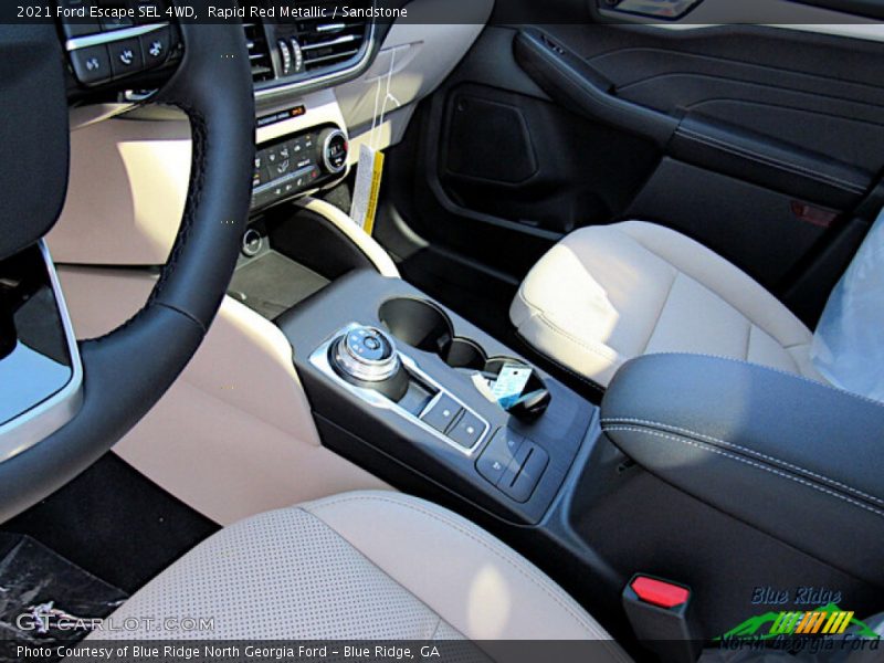 Rapid Red Metallic / Sandstone 2021 Ford Escape SEL 4WD