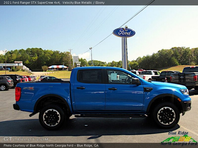 Velocity Blue Metallic / Ebony 2021 Ford Ranger STX SuperCrew 4x4