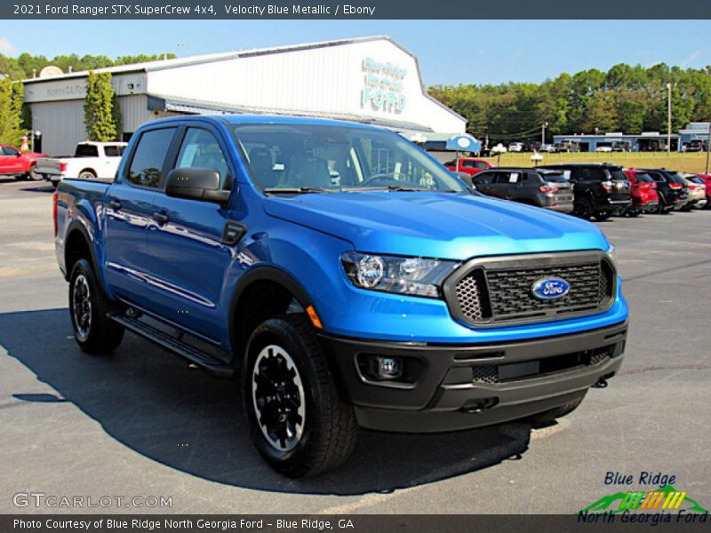 Velocity Blue Metallic / Ebony 2021 Ford Ranger STX SuperCrew 4x4