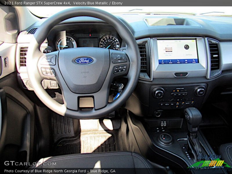 Velocity Blue Metallic / Ebony 2021 Ford Ranger STX SuperCrew 4x4