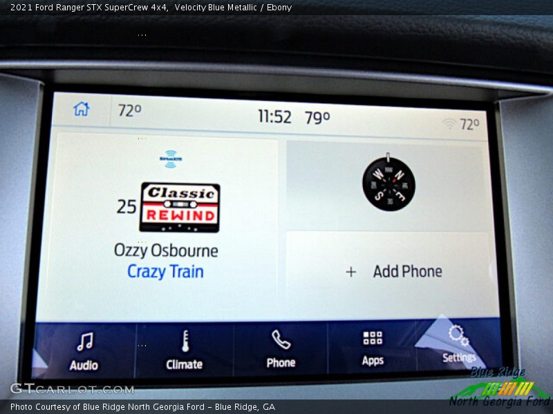 Velocity Blue Metallic / Ebony 2021 Ford Ranger STX SuperCrew 4x4
