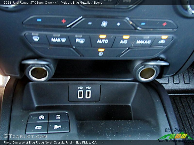 Velocity Blue Metallic / Ebony 2021 Ford Ranger STX SuperCrew 4x4