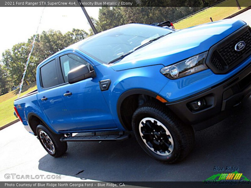 Velocity Blue Metallic / Ebony 2021 Ford Ranger STX SuperCrew 4x4