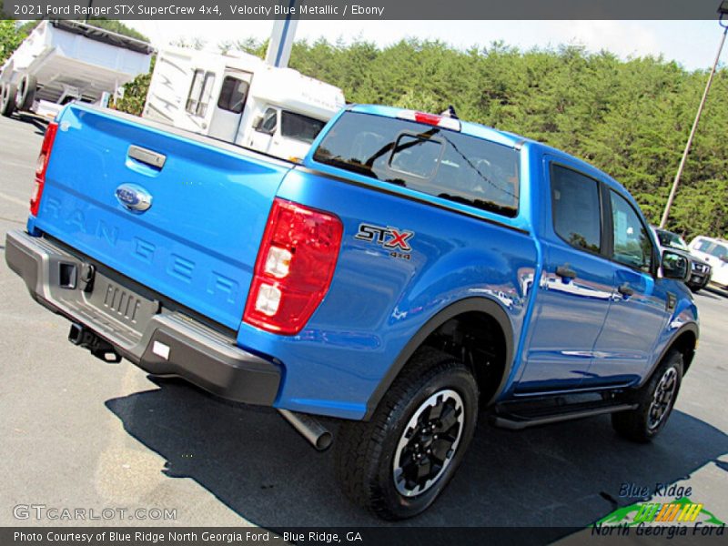 Velocity Blue Metallic / Ebony 2021 Ford Ranger STX SuperCrew 4x4