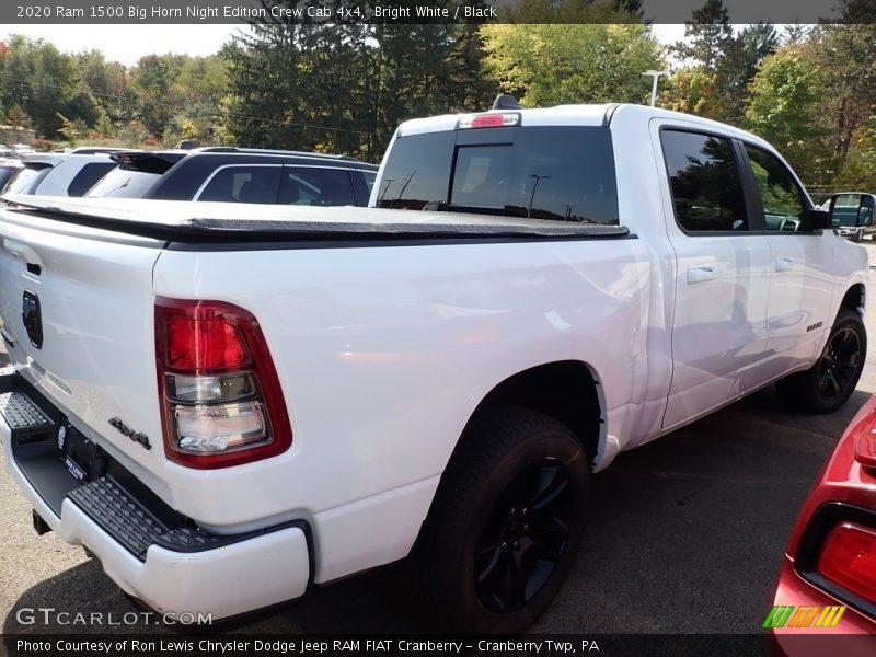 Bright White / Black 2020 Ram 1500 Big Horn Night Edition Crew Cab 4x4