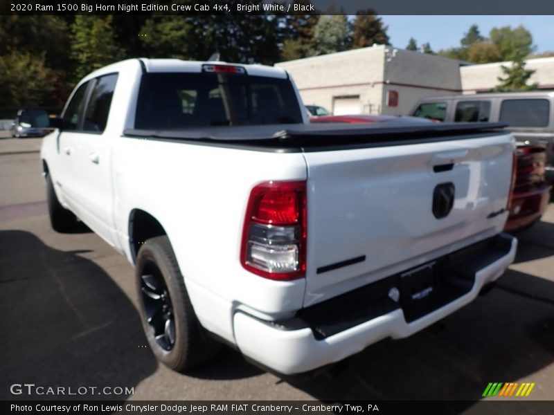 Bright White / Black 2020 Ram 1500 Big Horn Night Edition Crew Cab 4x4