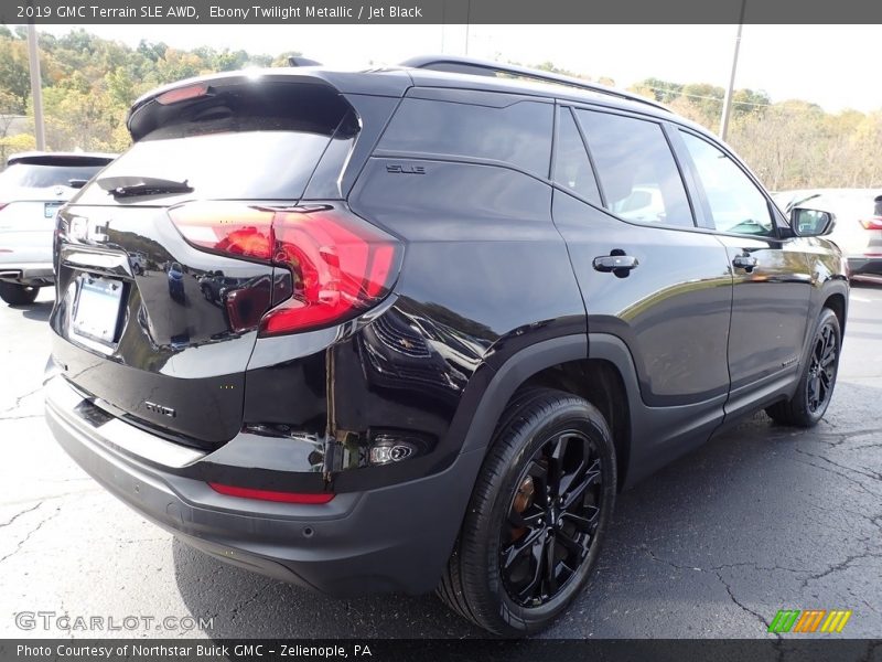 Ebony Twilight Metallic / Jet Black 2019 GMC Terrain SLE AWD