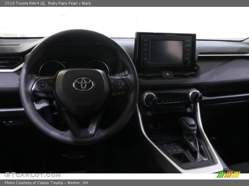 Ruby Flare Pearl / Black 2019 Toyota RAV4 LE