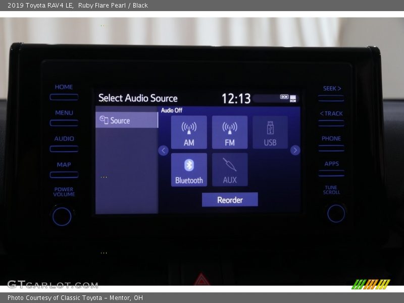 Ruby Flare Pearl / Black 2019 Toyota RAV4 LE