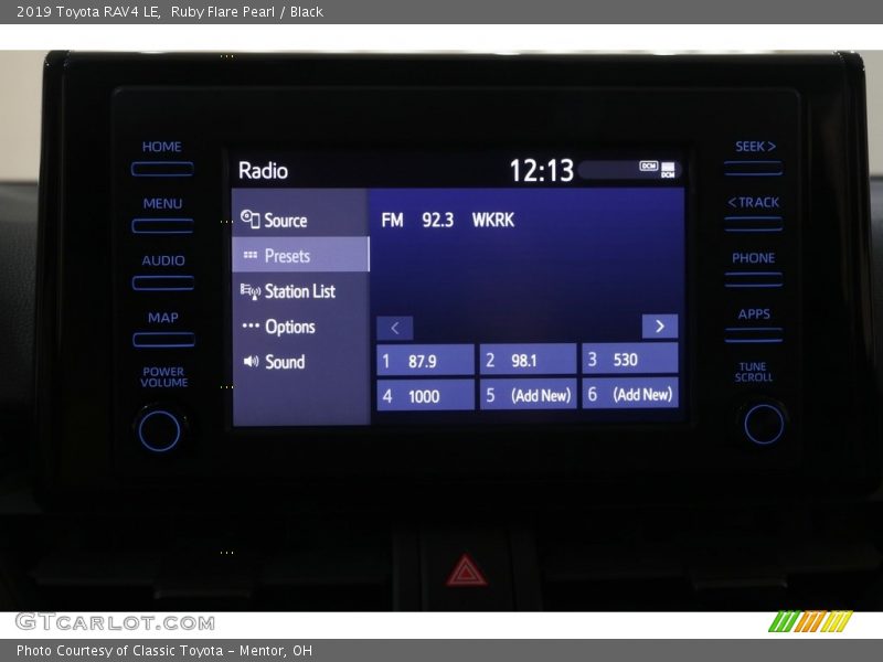 Ruby Flare Pearl / Black 2019 Toyota RAV4 LE