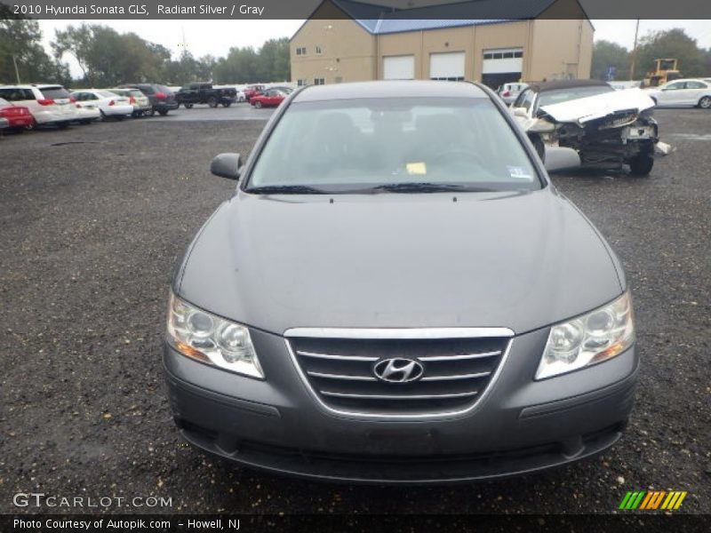 Radiant Silver / Gray 2010 Hyundai Sonata GLS
