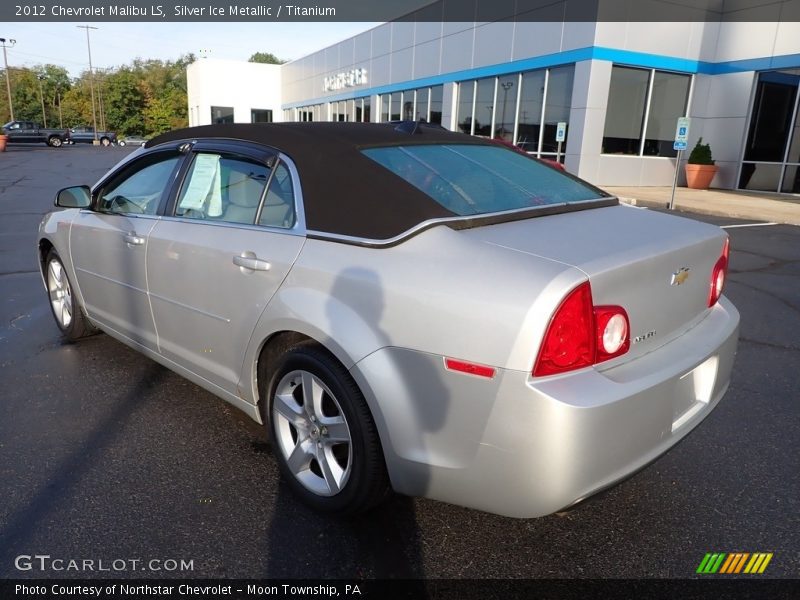 Silver Ice Metallic / Titanium 2012 Chevrolet Malibu LS