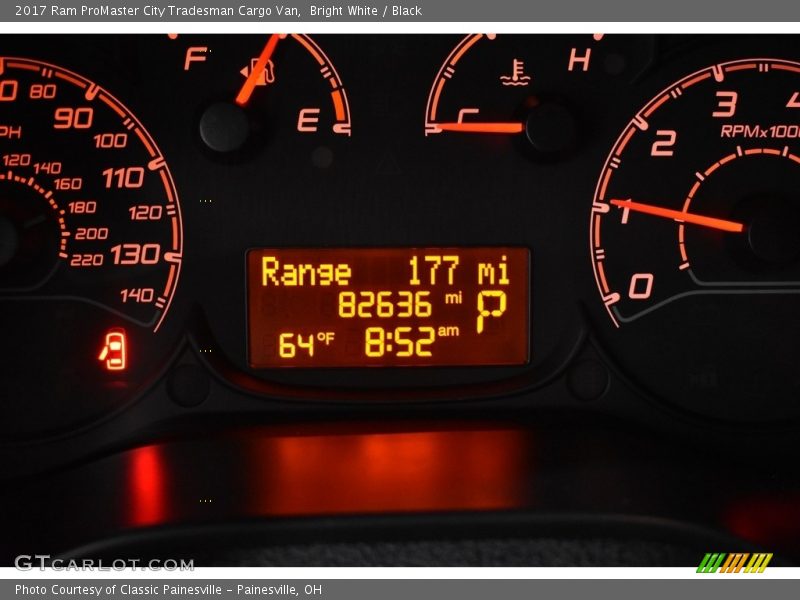 Bright White / Black 2017 Ram ProMaster City Tradesman Cargo Van