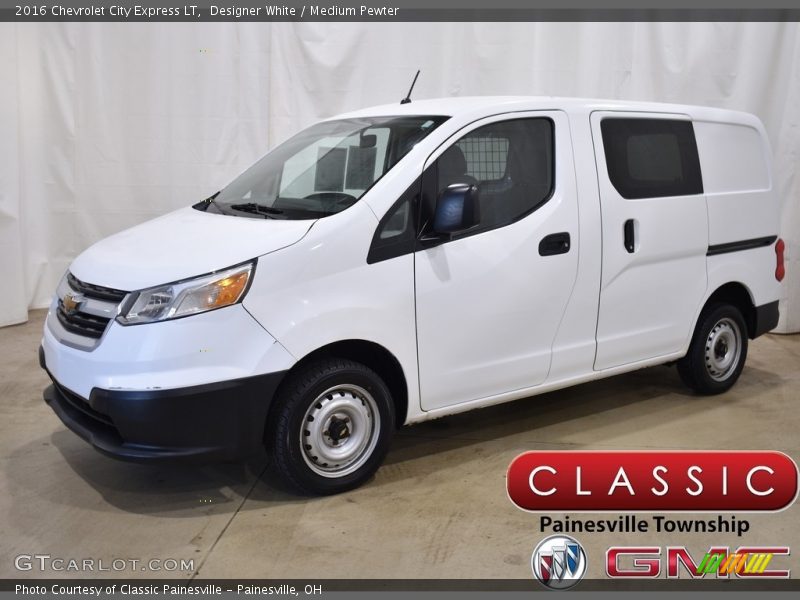 Designer White / Medium Pewter 2016 Chevrolet City Express LT