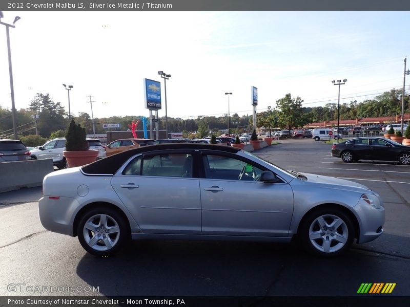 Silver Ice Metallic / Titanium 2012 Chevrolet Malibu LS