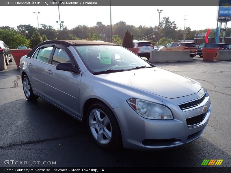 Silver Ice Metallic / Titanium 2012 Chevrolet Malibu LS
