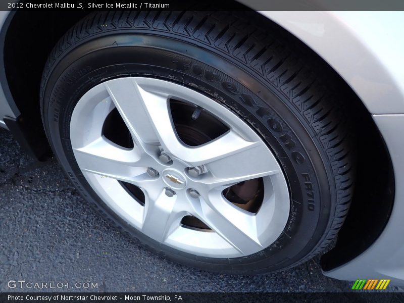Silver Ice Metallic / Titanium 2012 Chevrolet Malibu LS