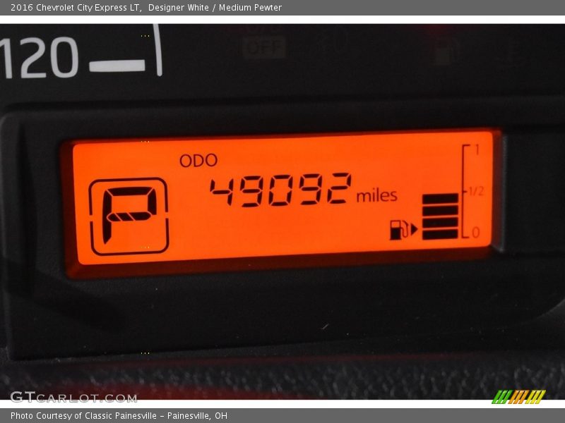 Designer White / Medium Pewter 2016 Chevrolet City Express LT