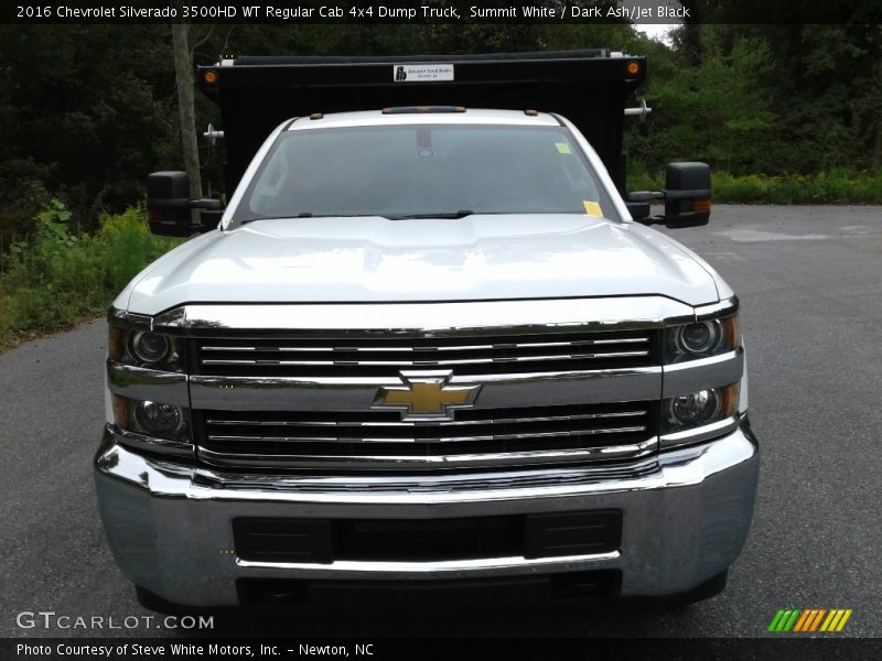 Summit White / Dark Ash/Jet Black 2016 Chevrolet Silverado 3500HD WT Regular Cab 4x4 Dump Truck