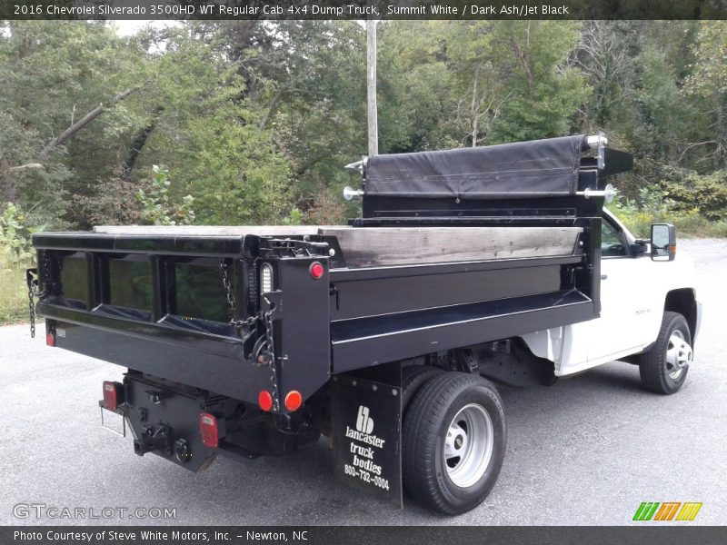  2016 Silverado 3500HD WT Regular Cab 4x4 Dump Truck Summit White