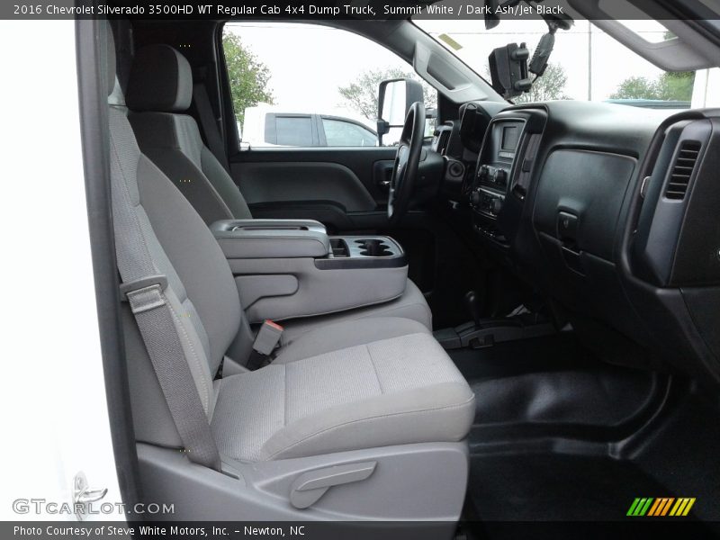 Front Seat of 2016 Silverado 3500HD WT Regular Cab 4x4 Dump Truck