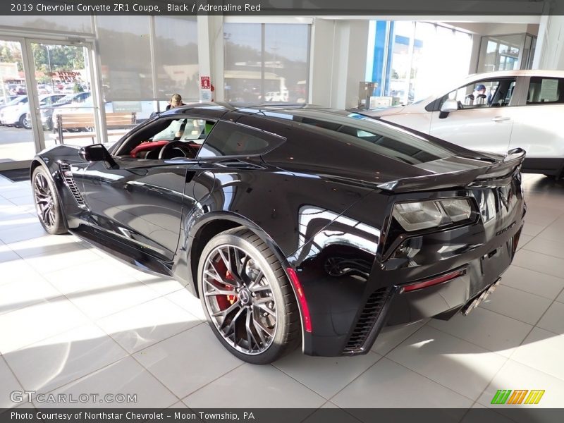 Black / Adrenaline Red 2019 Chevrolet Corvette ZR1 Coupe