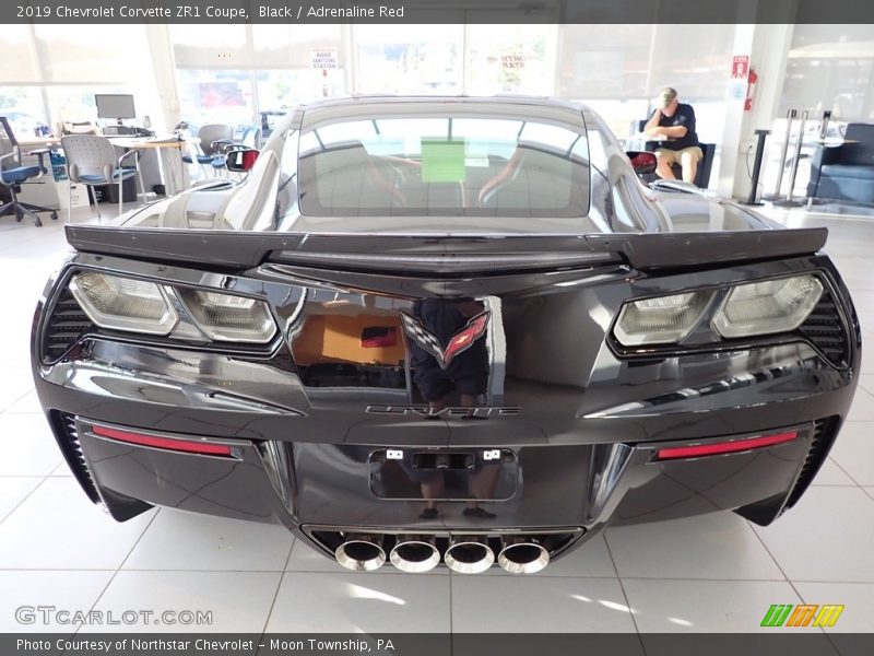 Black / Adrenaline Red 2019 Chevrolet Corvette ZR1 Coupe