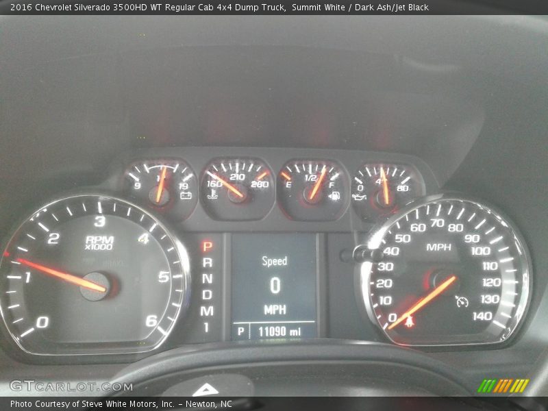  2016 Silverado 3500HD WT Regular Cab 4x4 Dump Truck WT Regular Cab 4x4 Dump Truck Gauges