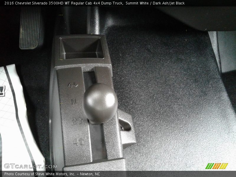 Summit White / Dark Ash/Jet Black 2016 Chevrolet Silverado 3500HD WT Regular Cab 4x4 Dump Truck